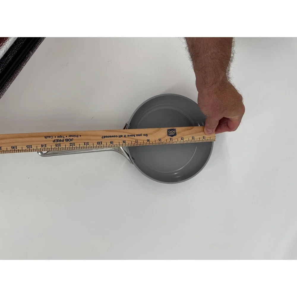 Caraway Ceramic Frying Pan 8 inch Navy Blue Non-Stick Skillet Stainless Handle